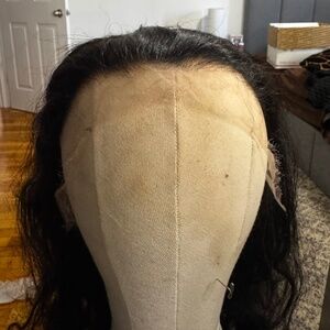 13x6 HD Human Hair Frontal Lace Wig with Adjustable strap & band